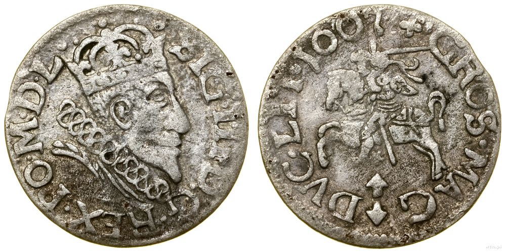 Polska, grosz, 1607