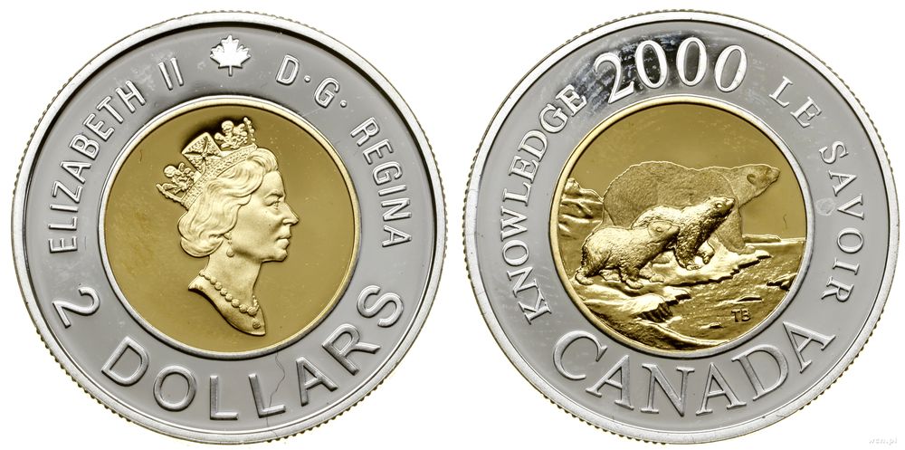 Kanada, 2 dolary, 2000