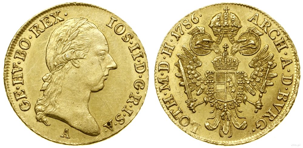 Austria, dukat, 1786 A