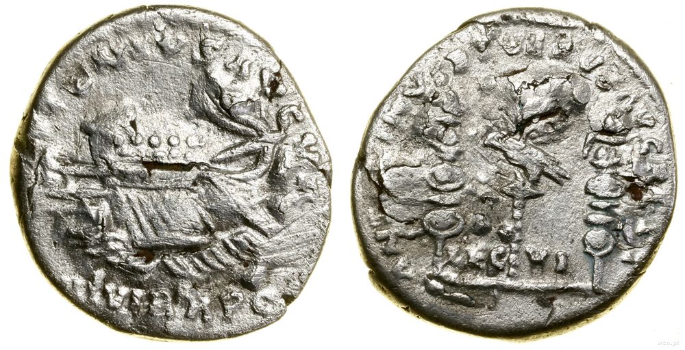 Republika Rzymska, denar suberat, (32–31 pne)