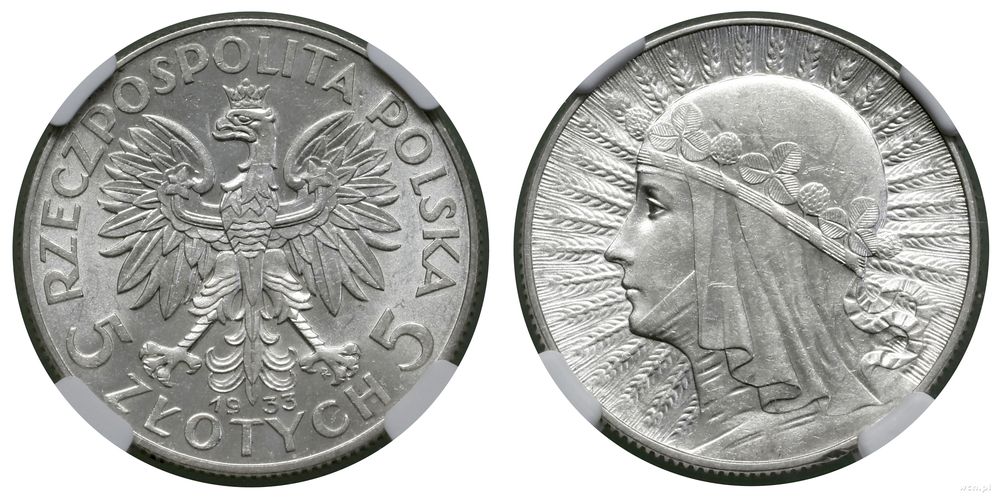 Polska, 5 złotych, 1933
