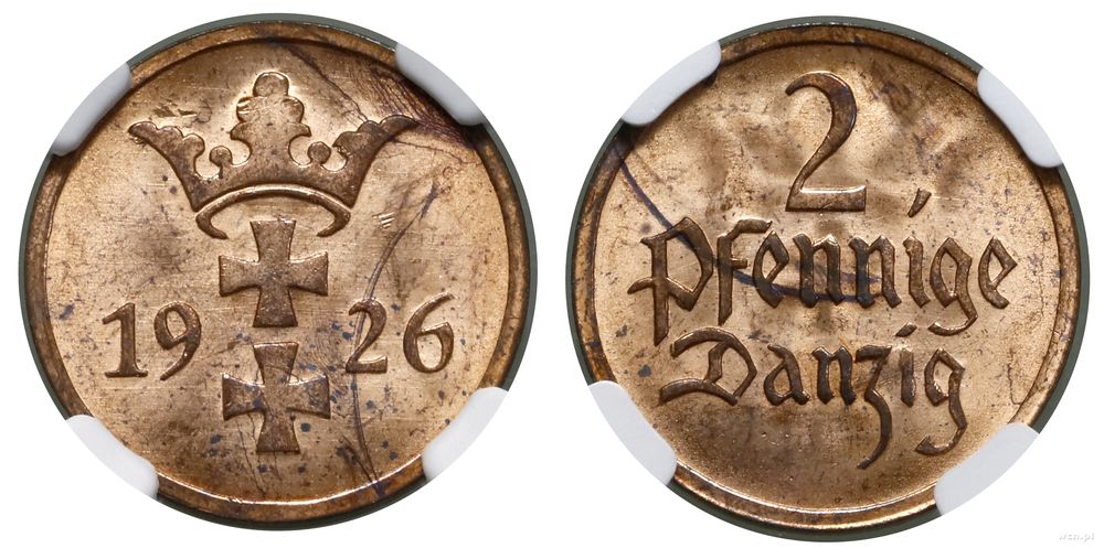 Polska, 2 fenigi, 1926
