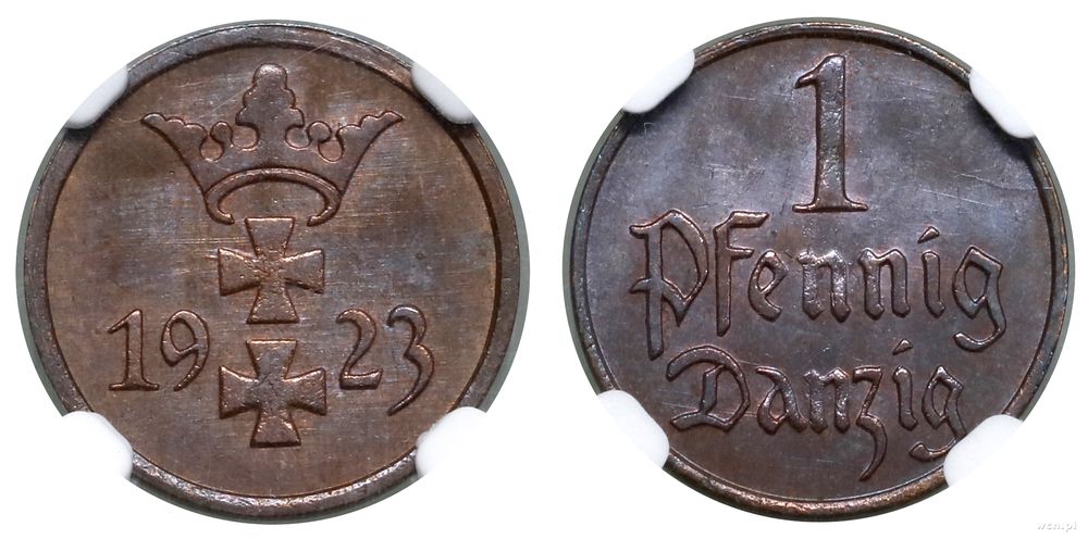 Polska, 1 fenig, 1923