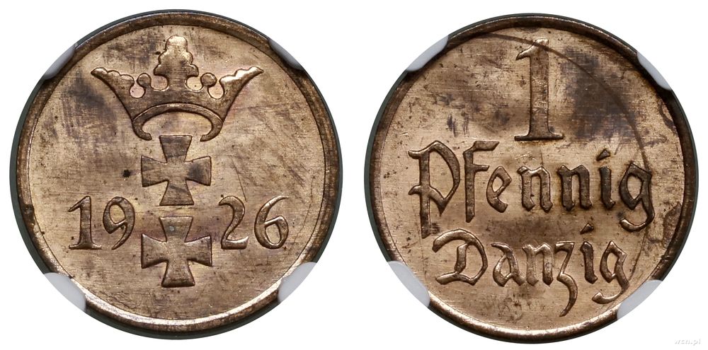 Polska, 1 fenig, 1926