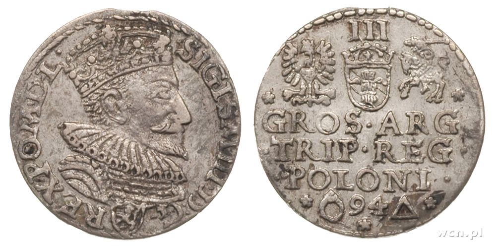 Polska, trojak, 1594