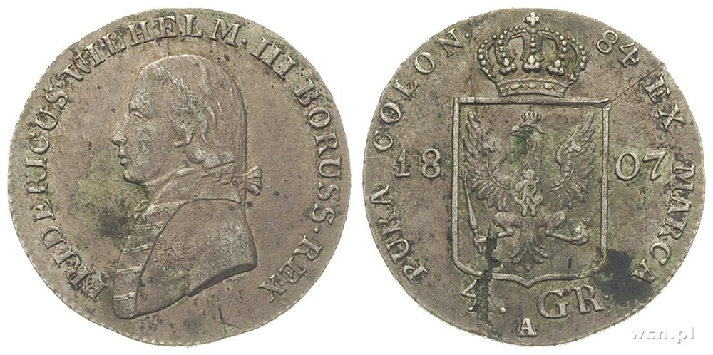 Niemcy, 4 grosze, 1807