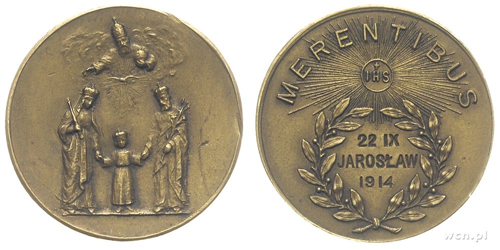 Polska, Medal Merentibus 22 IX, Jarosław 1914
