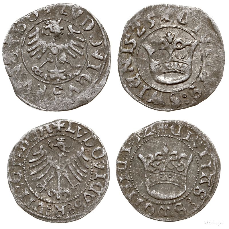Śląsk, półgrosze, 1525 i 1526
