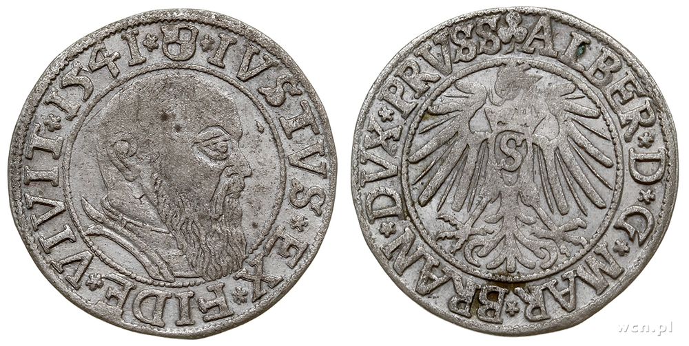 Prusy Książęce 1525-1657, grosz, 1541