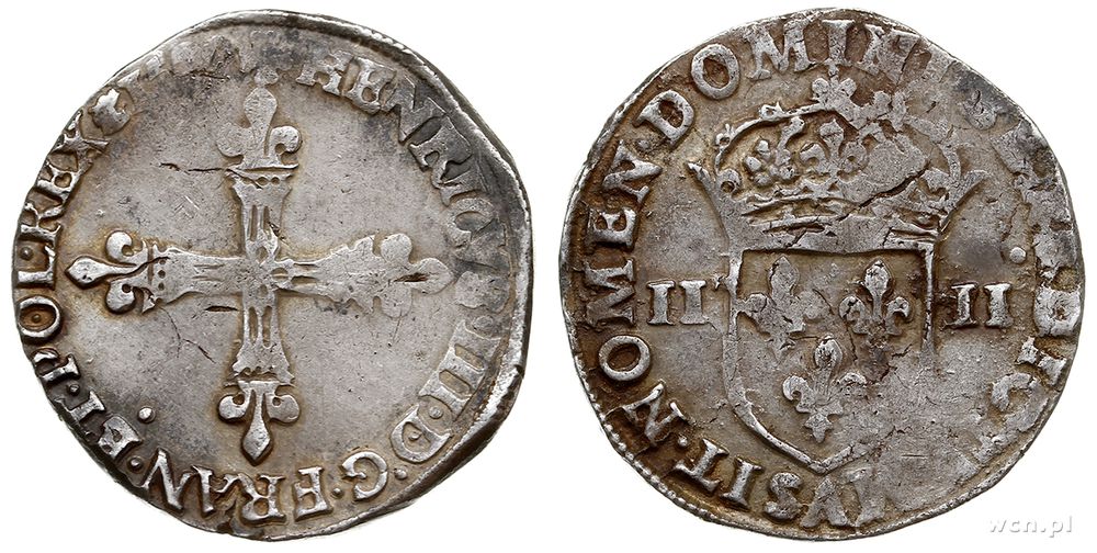 Polska, 1/4 ecu, 1583 /A