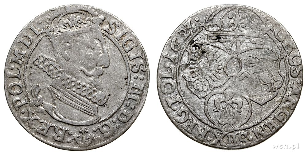 Polska, szóstak, 1623