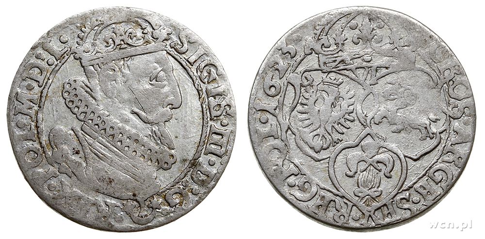 Polska, szóstak, 1623
