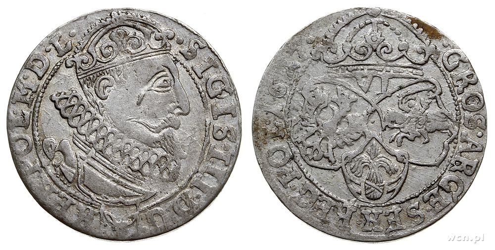 Polska, szóstak, 1627