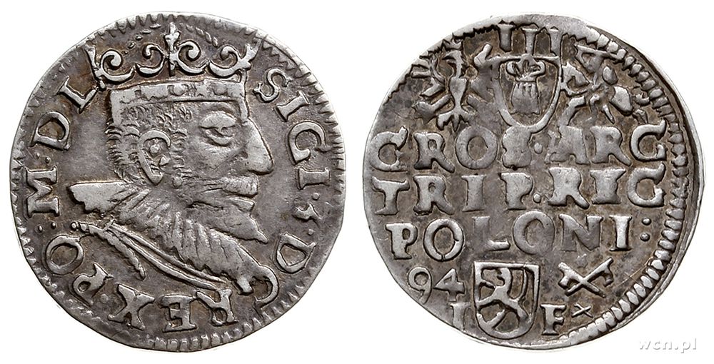 Polska, trojak, 1594