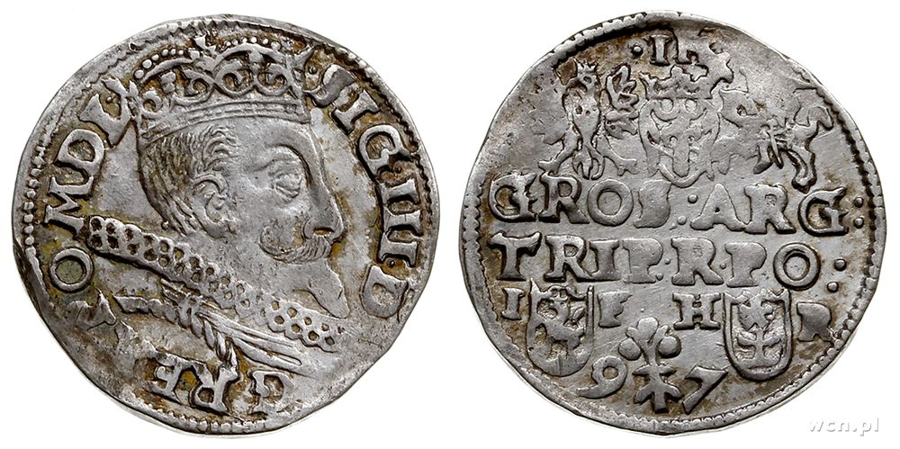 Polska, trojak, 1597
