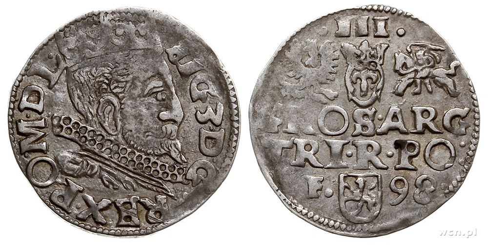 Polska, trojak, 1598