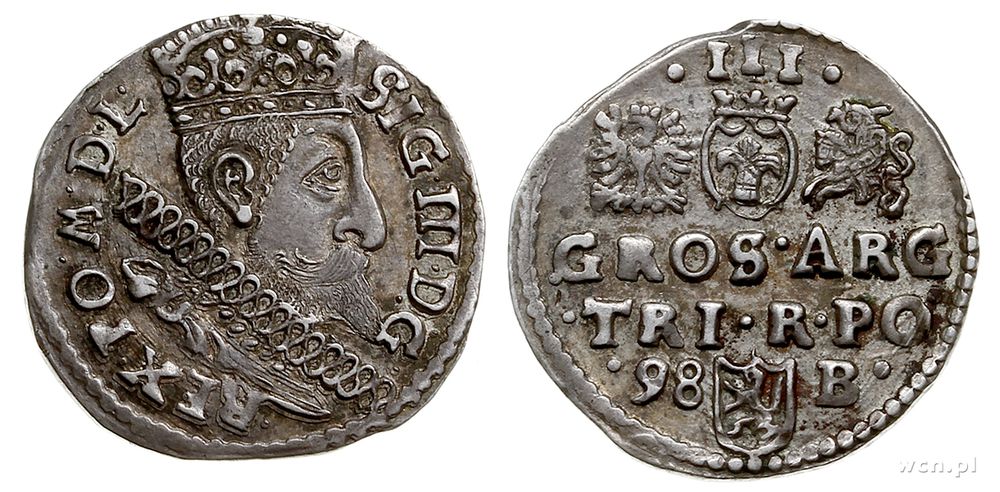 Polska, trojak, 1598