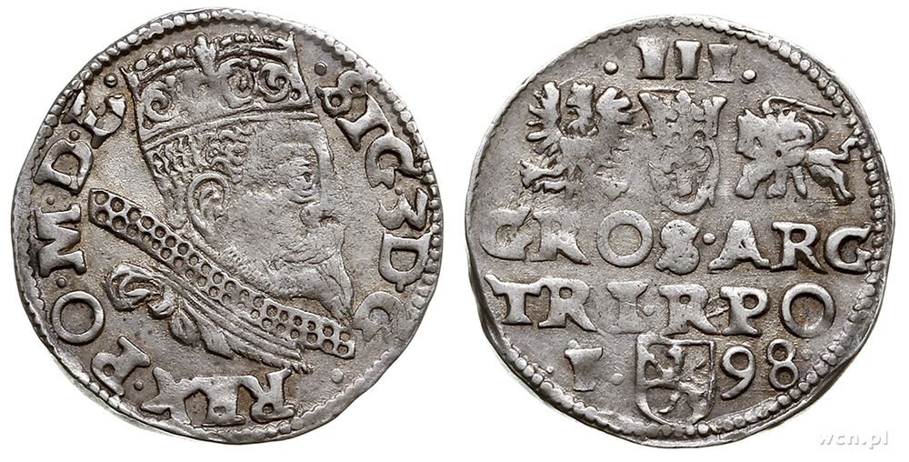 Polska, trojak, 1598