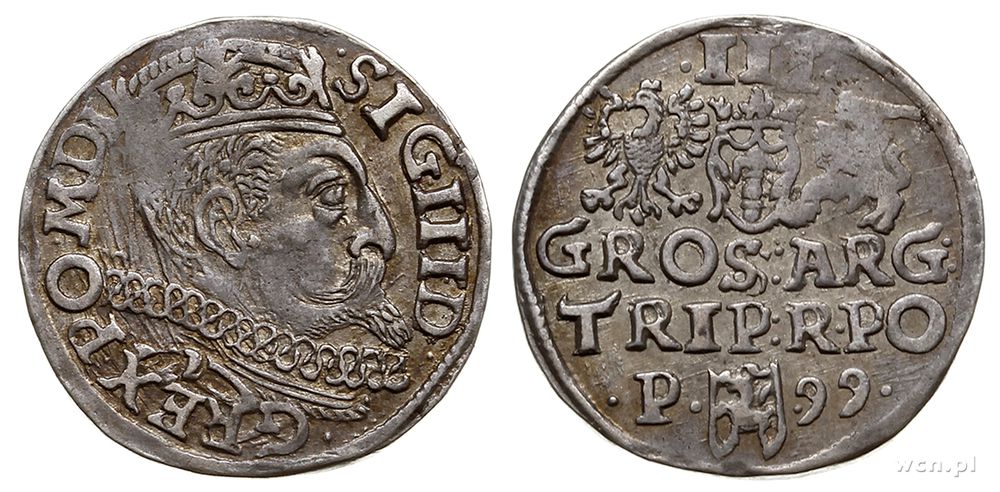 Polska, trojak, 1599