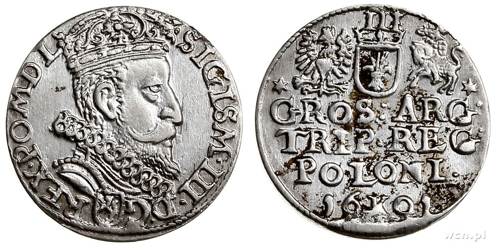 Polska, trojak, 1601