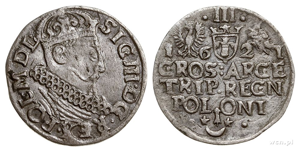 Polska, trojak, 1621