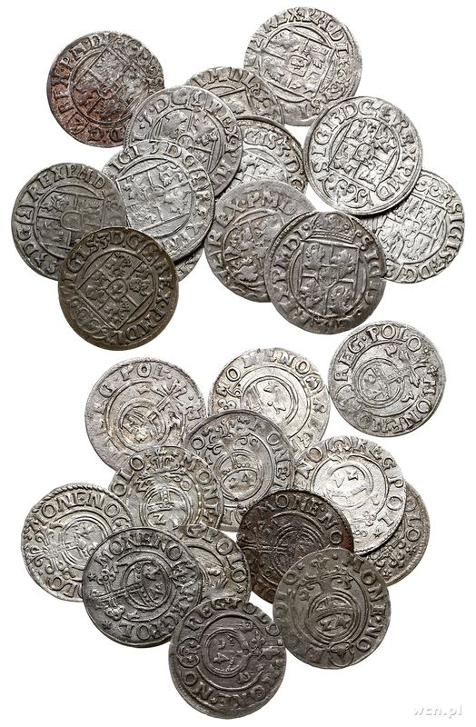 Polska, zestaw półtoraków, 1615-27