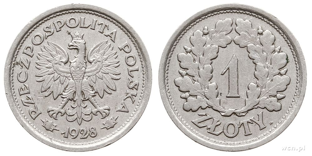 Polska, 1 złoty, 1928