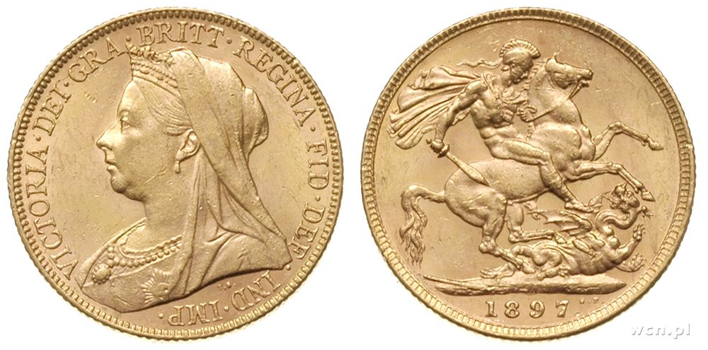 Wielka Brytania, 1 funt, 1897/M