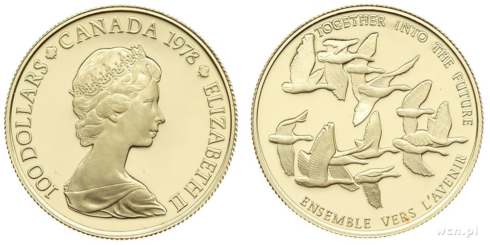 Kanada, 100 dolarów, 1978