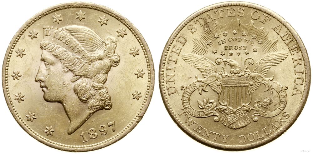 Stany Zjednoczone Ameryki (USA), 20 dolarów, 1897