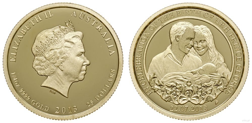 Australia, 25 dolarów, 2013