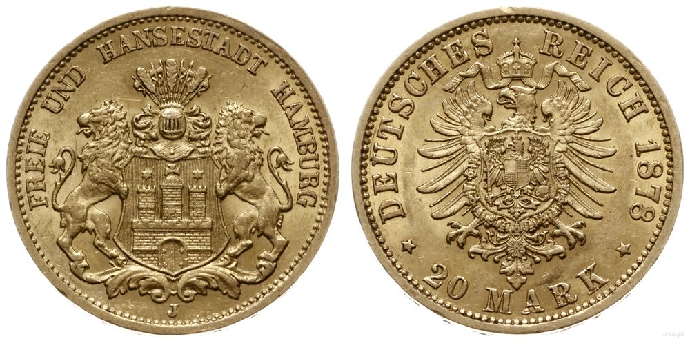 Niemcy, 20 marek, 1878 J