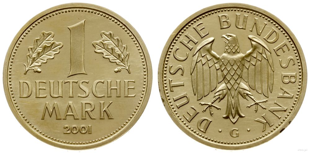 Niemcy, 1 marka, 2001 G