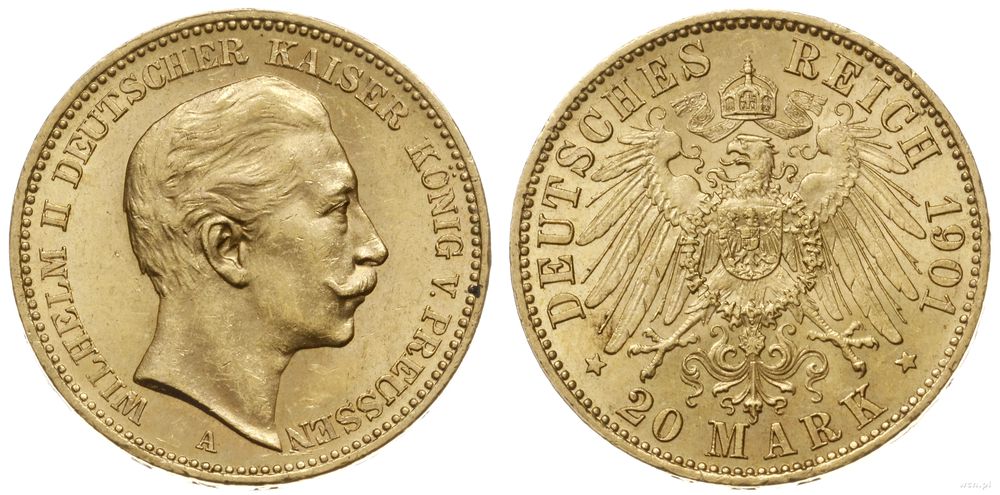 Niemcy, 20 marek, 1901 A