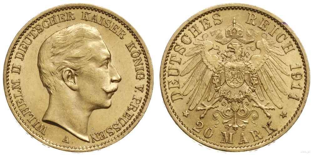 Niemcy, 20 marek, 1911 A