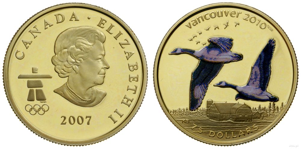 Kanada, 75 dolarów, 2007