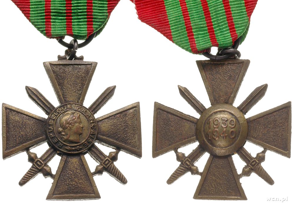 Francja, Krzyż Wojenny 1939-1940