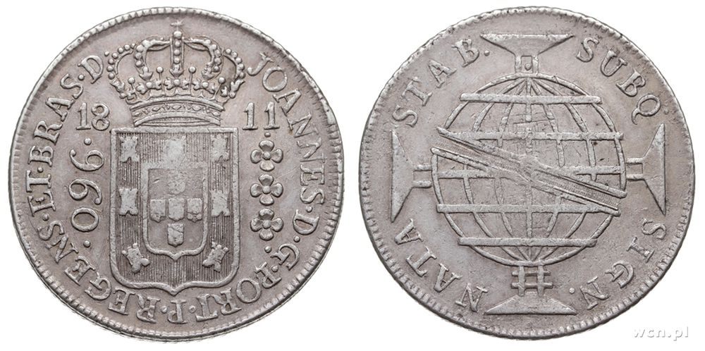 Brazylia, 960 reis, 1811/R