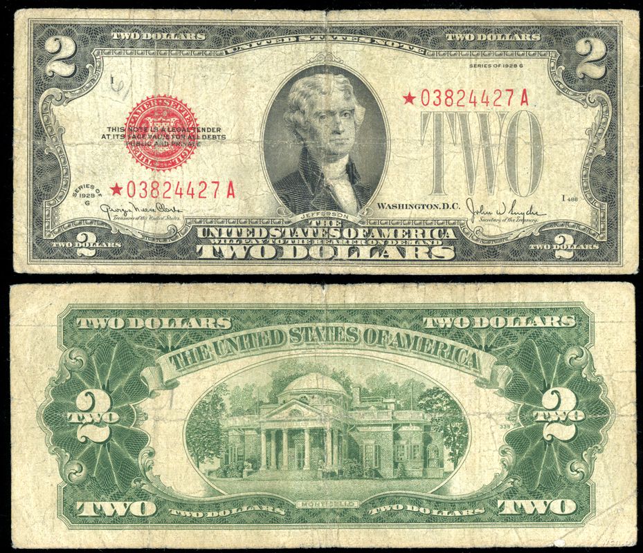 USA, 2 dolary, 1928 G
