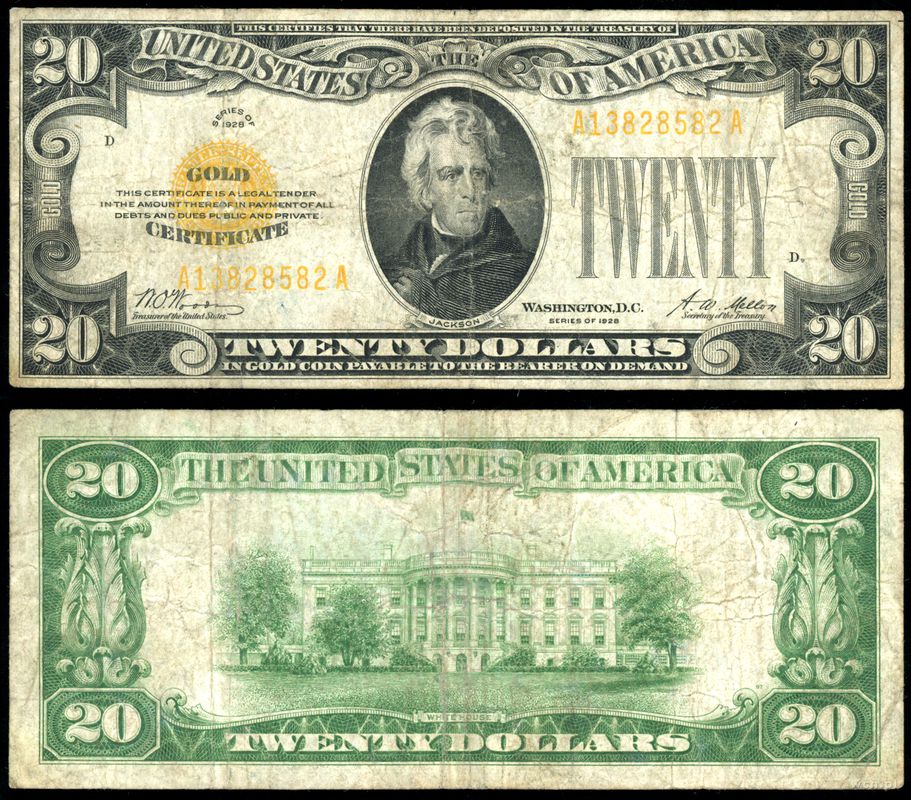 USA, 20 dolarów, 1928