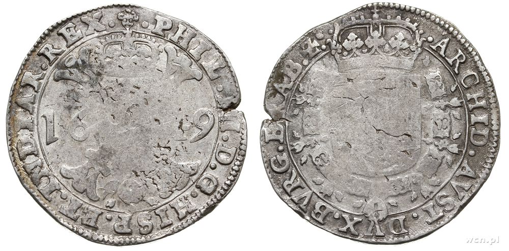 Niderlandy hiszpańskie, patagon, 1649