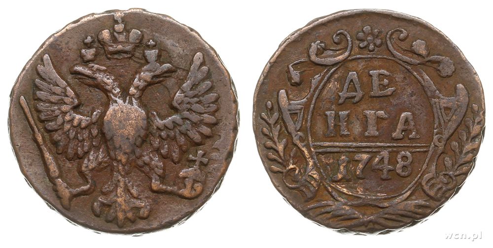 Rosja, dienga, 1748