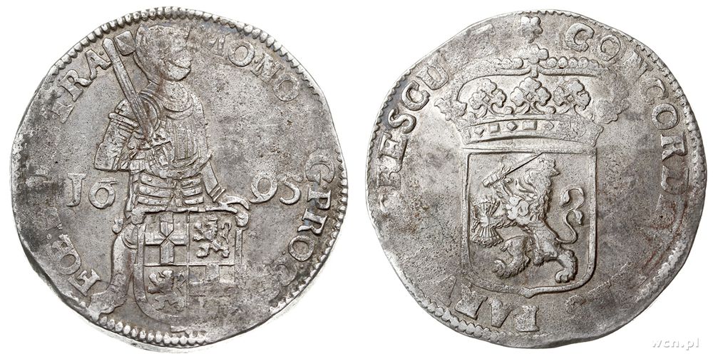 Niderlandy, silver dukat, 1695