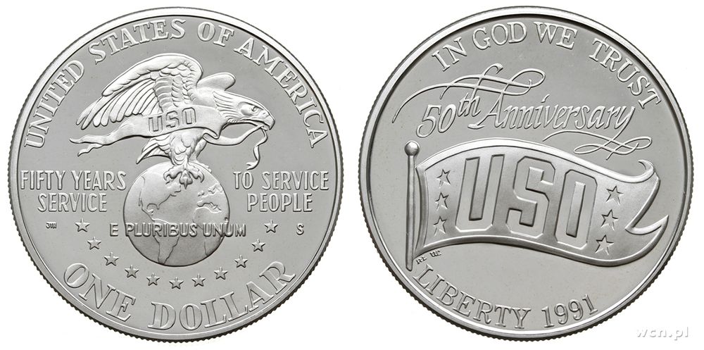 USA, dolar, 1991