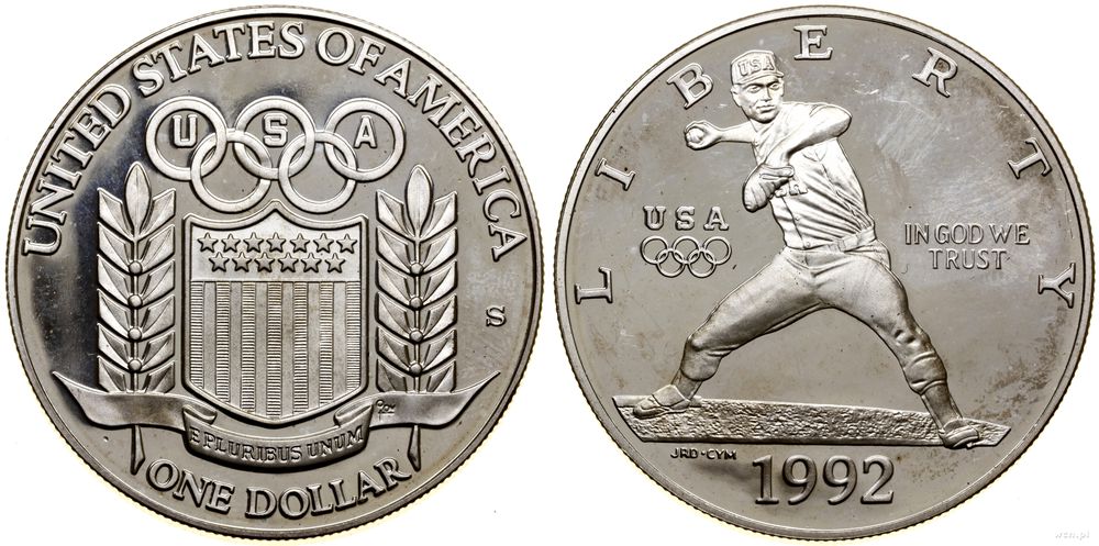 Stany Zjednoczone Ameryki (USA), dolar, 1992