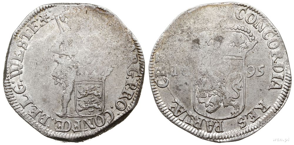 Niderlandy, silver dukat, 1695