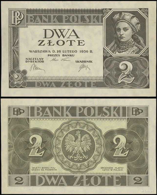 Polska, 2 złote, 26.02.1936