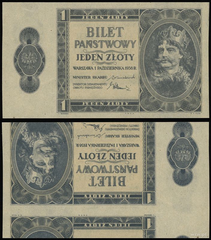 Polska, 1 złoty, 01.10.1938