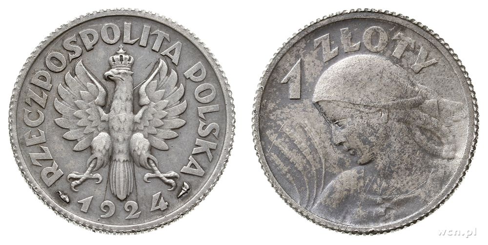 Polska, 1 złoty, 1924