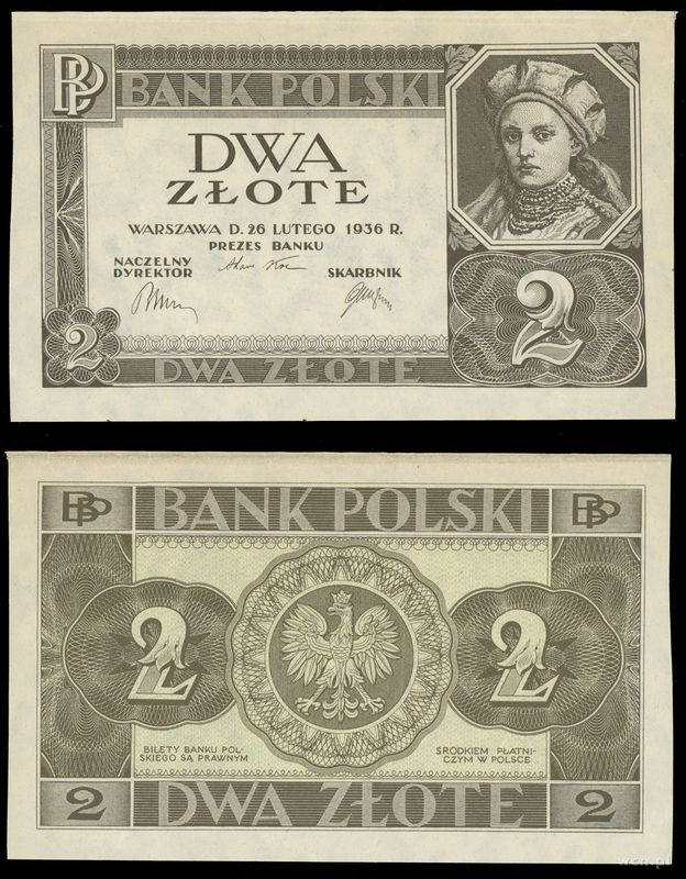 Polska, 2 złote, 26.02.1936